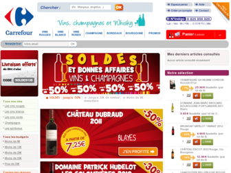 vins-champagnes.carrefour.fr website preview