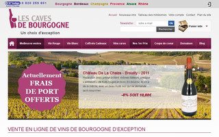 cavesdebourgogne.com website preview