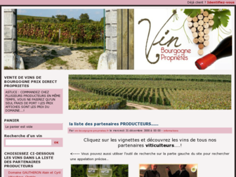 vin-bourgogne-proprietes.fr website preview