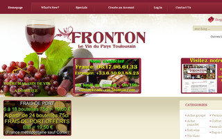 aoc-vin-fronton.com website preview