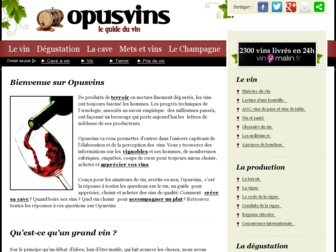 opusvins.com website preview