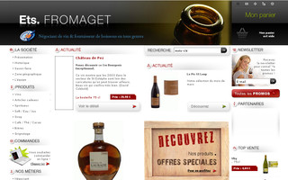 vinsfromaget.fr website preview