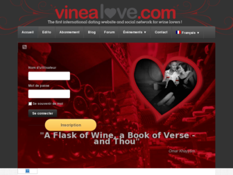 vinealove.com website preview