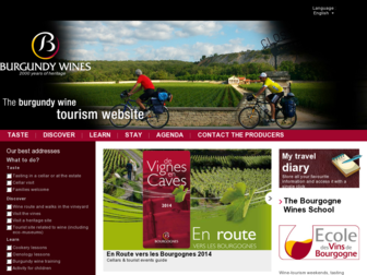 tourisme.vins-bourgogne.fr website preview