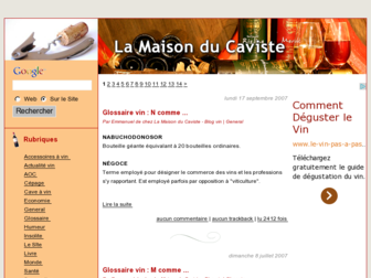 maisonducaviste.com website preview