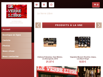verre-libre-caviste-paris.fr website preview