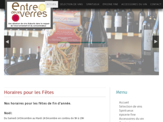 entredeuxverres.fr website preview