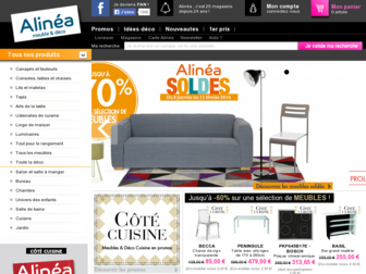 alinea.fr website preview