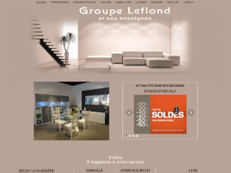 meubles-leflond.com website preview
