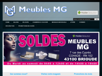 meublesmg.fr website preview