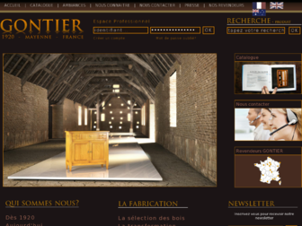 meubles-gontier.com website preview