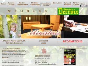 meublesdecroix.fr website preview