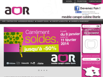 meubles-aor.fr website preview
