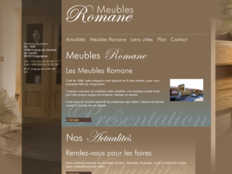 meublesromane-literie-draguignan.com website preview