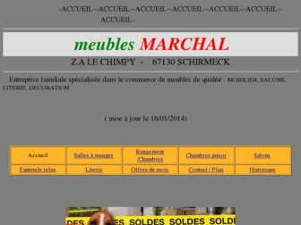 meubles-marchal.fr website preview