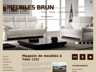 meubles-brun.com website preview