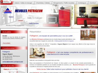 meubles-patrigeon.com website preview