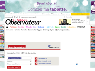 emploi.nouvelobs.com website preview