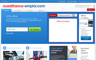 ouestfrance-emploi.com website preview
