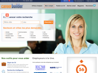 careerbuilder.fr website preview