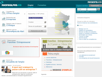 rhonealpesjob.com website preview