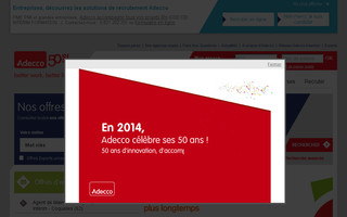 adecco.fr website preview