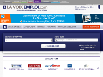 lavoixemploi.com website preview