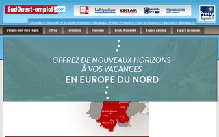 sudouest-emploi.com website preview