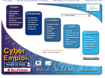 cyber-emploi-centre.com website preview