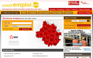 centremploi.com website preview