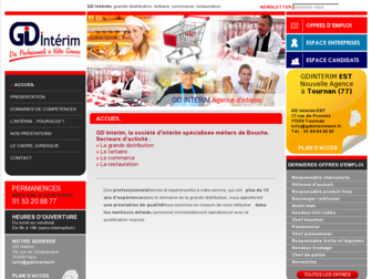 gdinterim.fr website preview