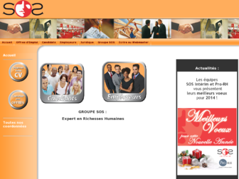 sos-interim.fr website preview