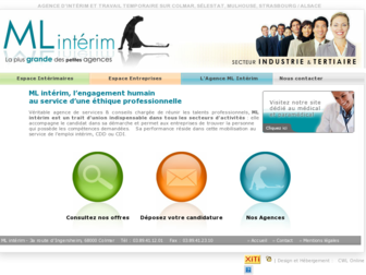 ml-interim.com website preview