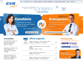 evs.fr website preview
