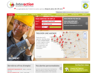 interaction-interim.com website preview