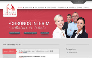 chronos-interim.fr website preview