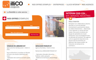 illico-interim.fr website preview