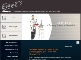 events-interim.com website preview