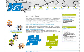 satt-interim.fr website preview
