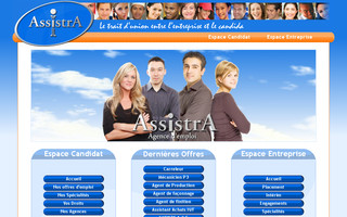 assistrainterim.fr website preview