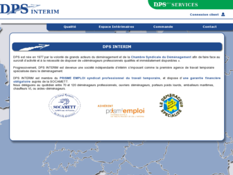 dps-interim-demenagement.com website preview