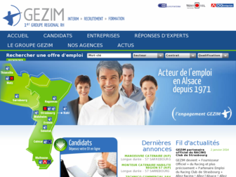 gezim.fr website preview