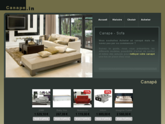 canape.in website preview