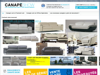 canape-show.fr website preview