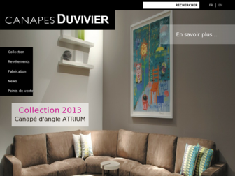 canapesduvivier.fr website preview