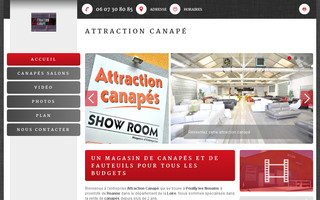 attraction-canape-fauteuil.fr website preview