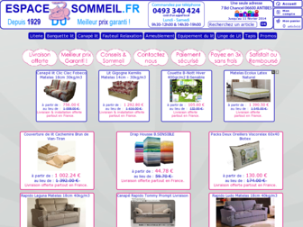 espacedusommeil.fr website preview