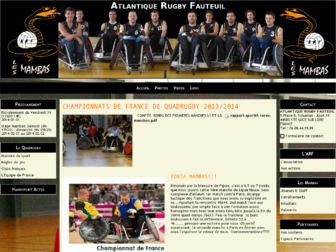 atlantiquerugbyfauteuil.fr website preview