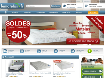 lematelas.fr website preview