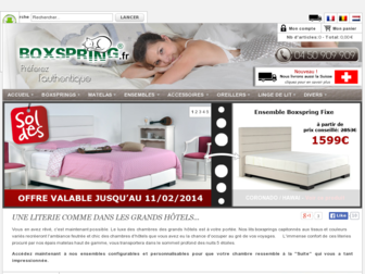 boxspring.fr website preview